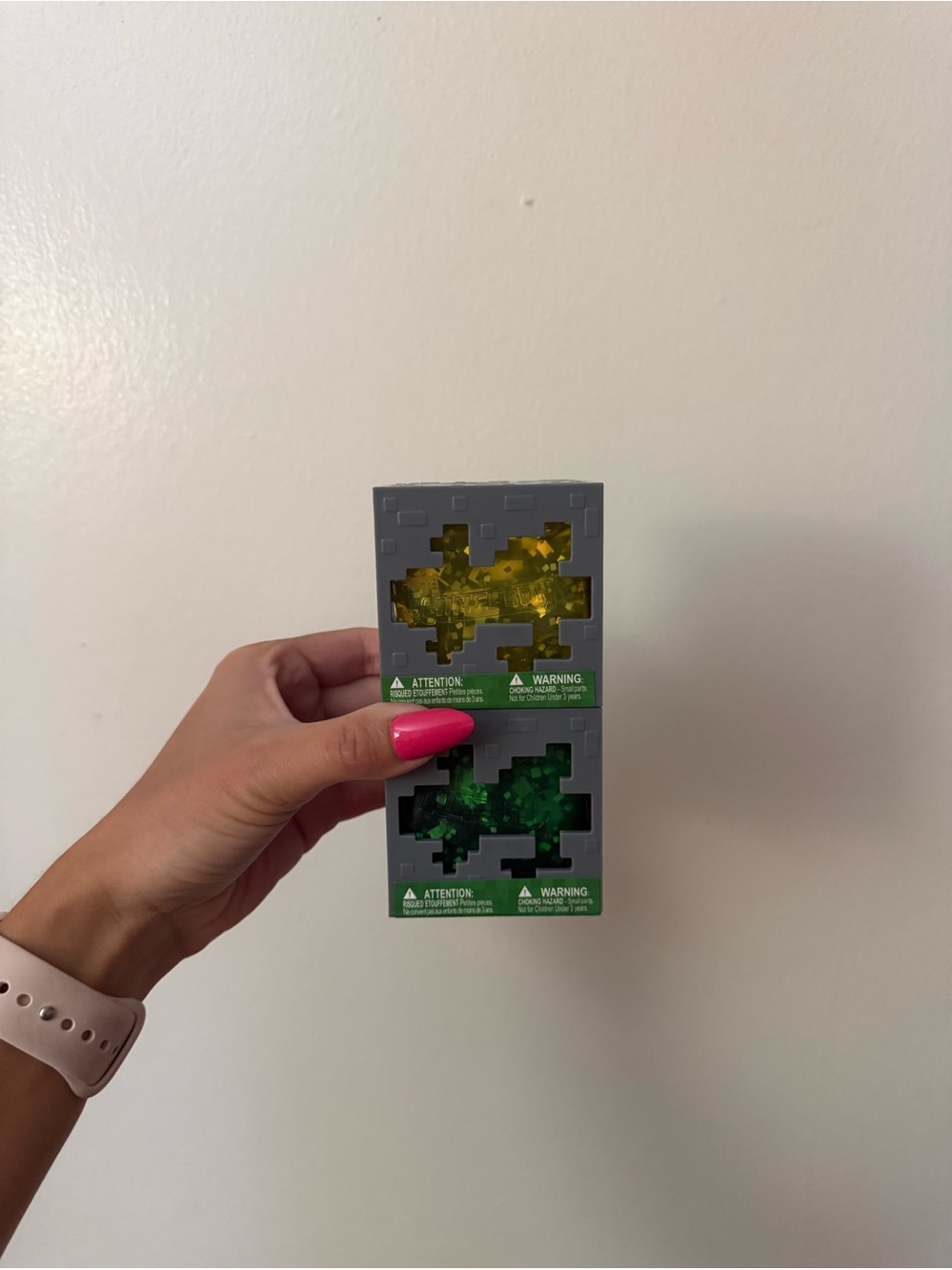 2 Minecraft Jelly Cubes 💚💛